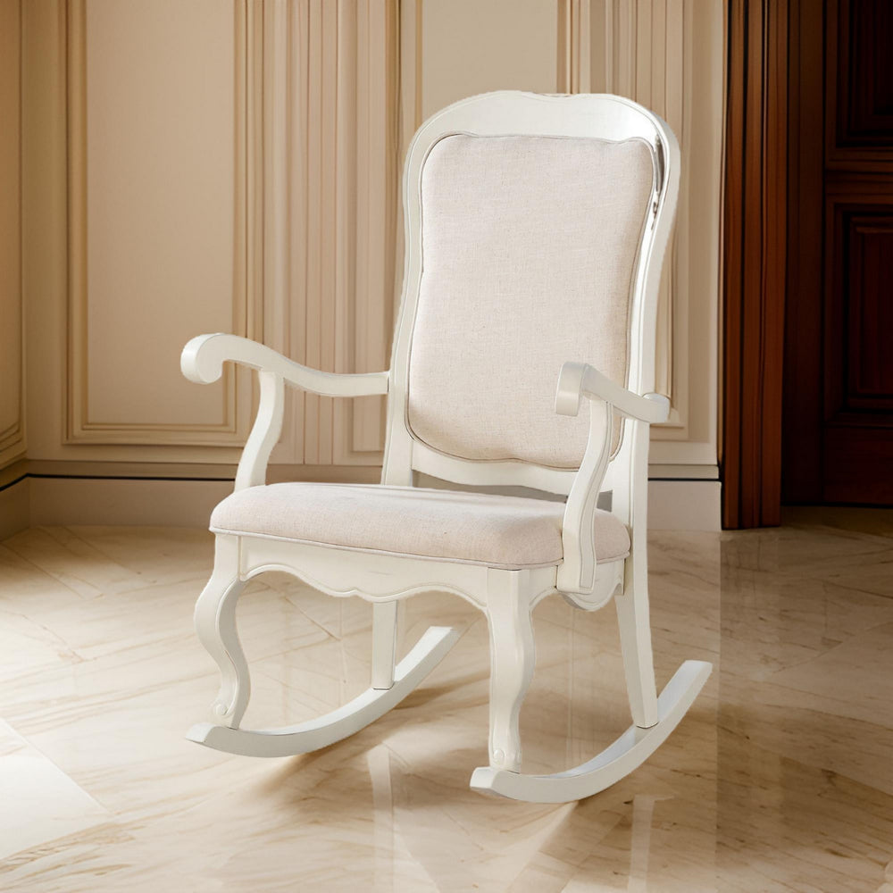 Sharan Rocking Chair White BM151941