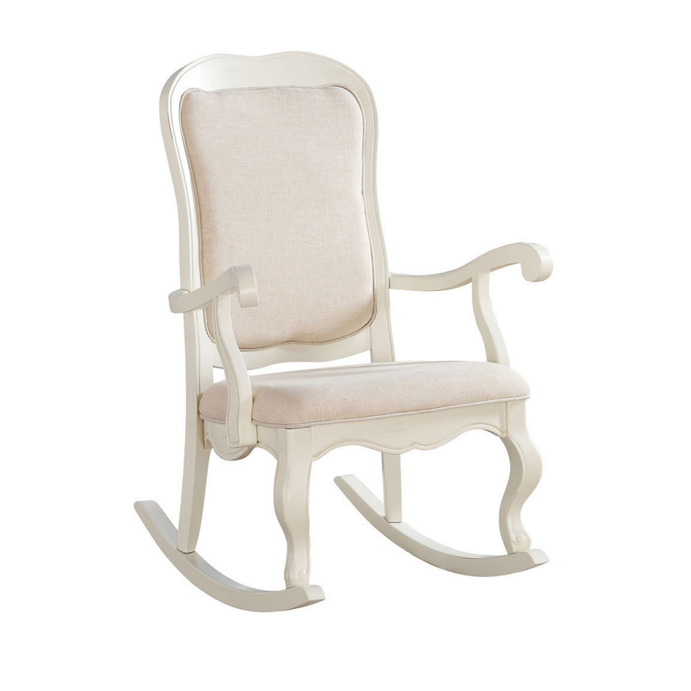 Sharan Rocking Chair, White - BM151941