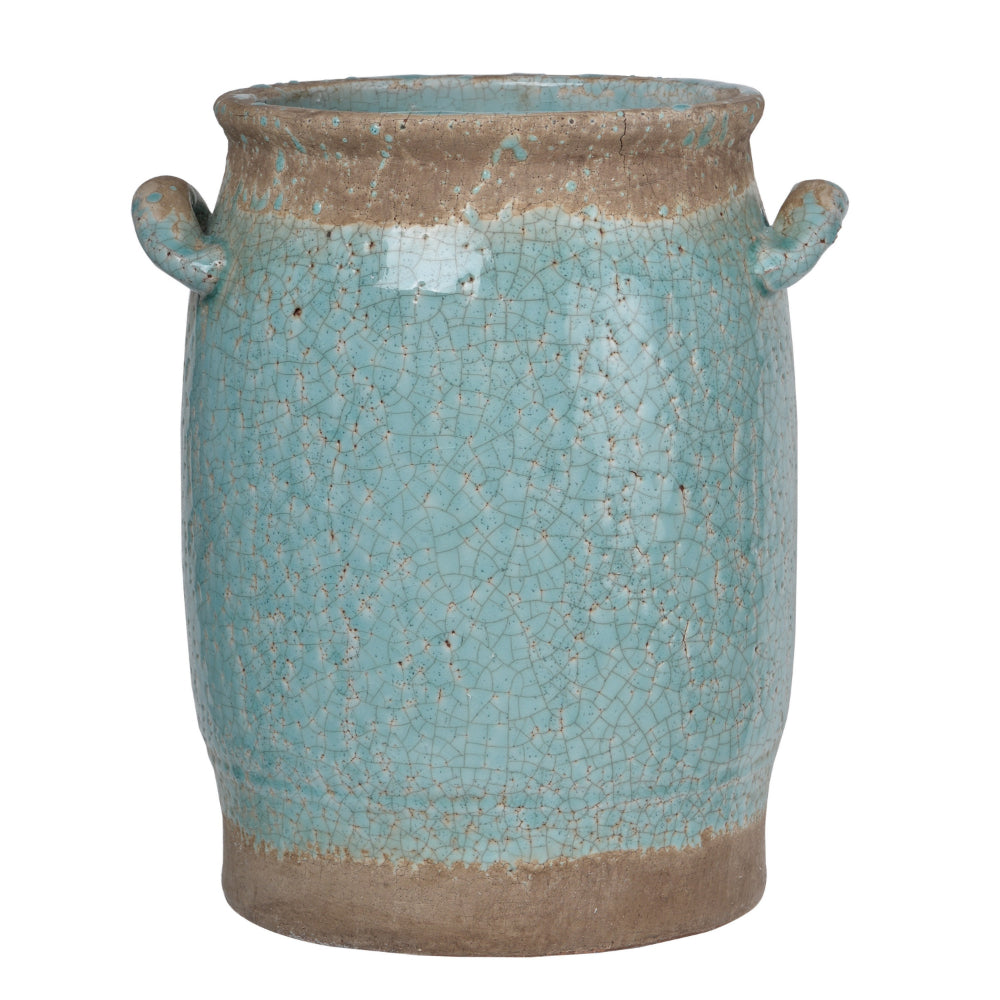 BM154128 Pale Beautiful Ceramic Vase In Blue