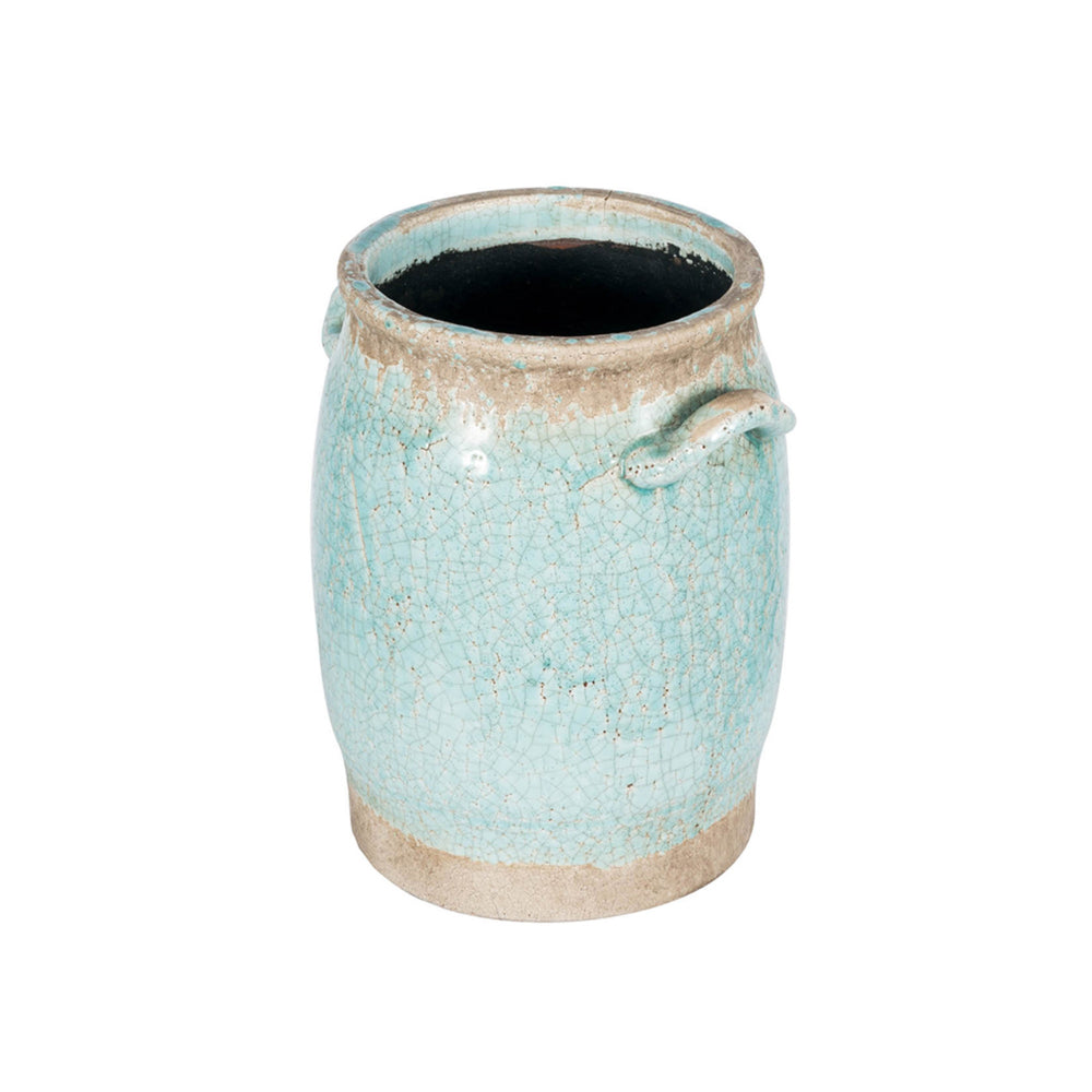 BM154128 Pale Beautiful Ceramic Vase In Blue