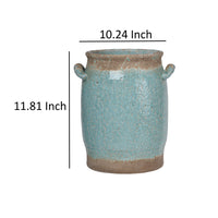 BM154128 Pale Beautiful Ceramic Vase In Blue