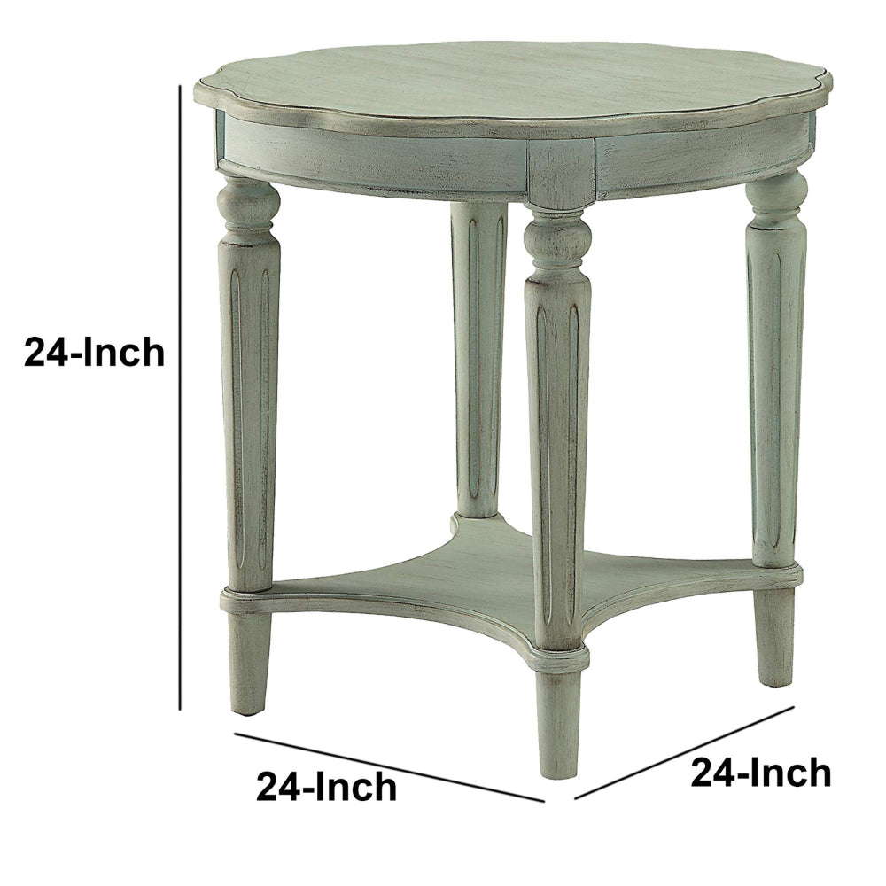 Fordon End Table, Antiqued Green - BM154597