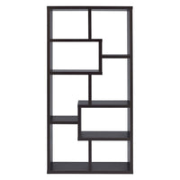 BM156233 Contemporary Asymmetrical Cube Bookcase, Brown