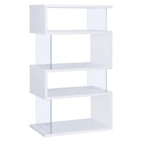 BM156242 Fantastic glossy white wooden bookcase