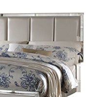 Contemporary Style Elegant Queen Size Bed With Padded Headboard, Gold - AMF-24830Q