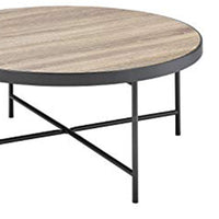 BM156782 Charming Coffee Table, Weathered Oak Brown