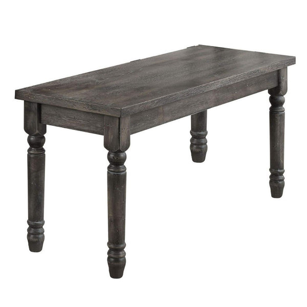 Weathered Lookinhg Dining Table, Gray - AMF-71435