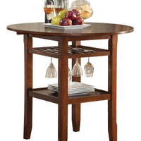 Smart Looking Counter Height Table, Cherry - BM157248