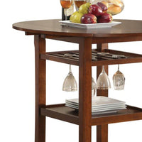 Smart Looking Counter Height Table, Cherry - BM157248