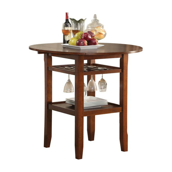 Smart Looking Counter Height Table, Cherry - BM157248