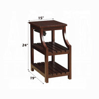 BM157284 Modish Side Table (USB), Espresso