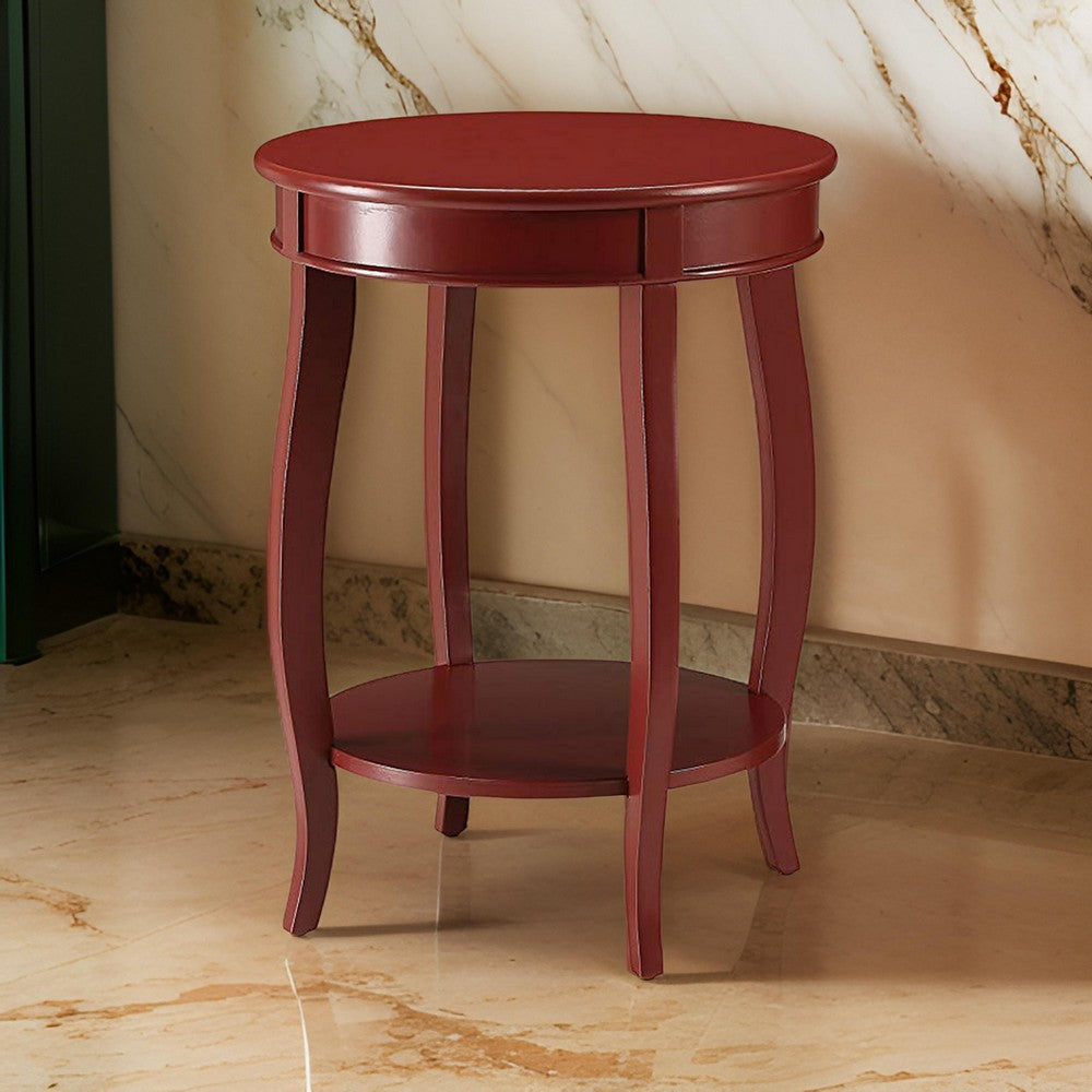 BM157289 Trendy Side Table, Red