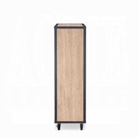 BM158837 Wooden Chest, Weathered Light Oak Brown