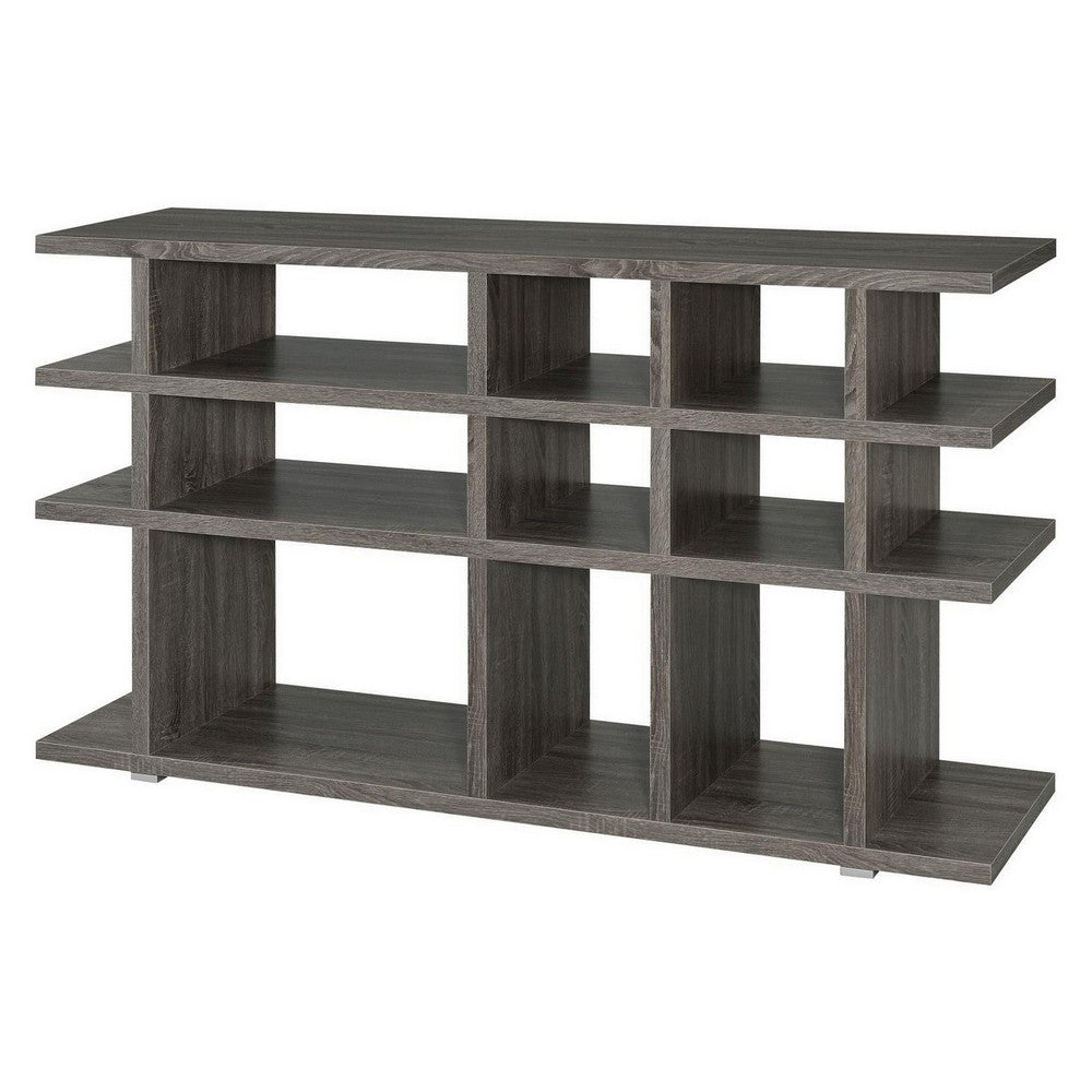 BM159056 Contemporary Wooden Bookcase, Gray