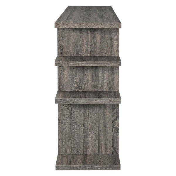 BM159056 Contemporary Wooden Bookcase, Gray