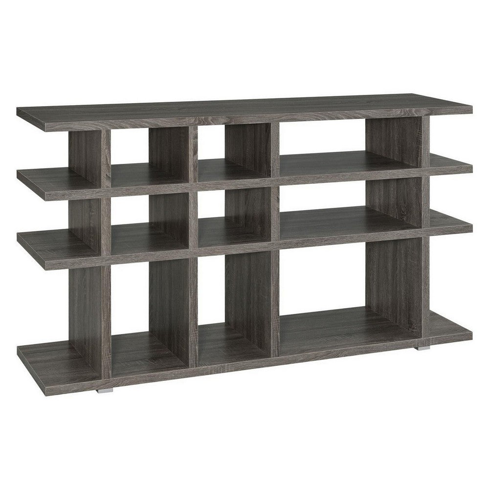 BM159056 Contemporary Wooden Bookcase, Gray