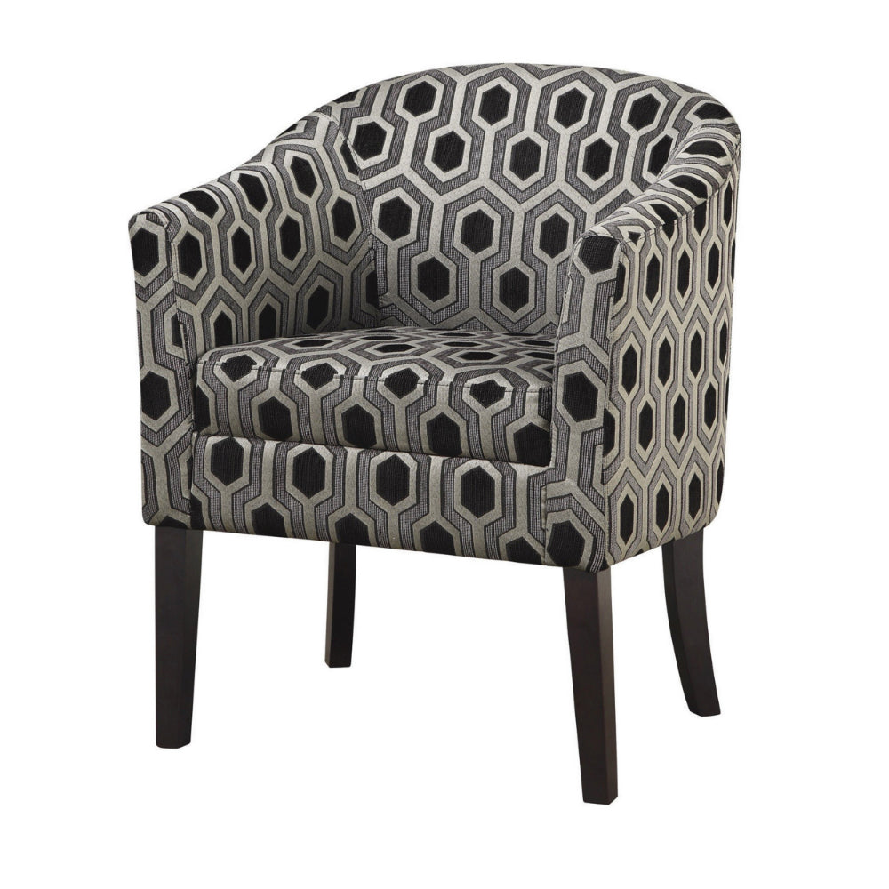 BM159250 Space Adorner Accent Chair, Gray/Black