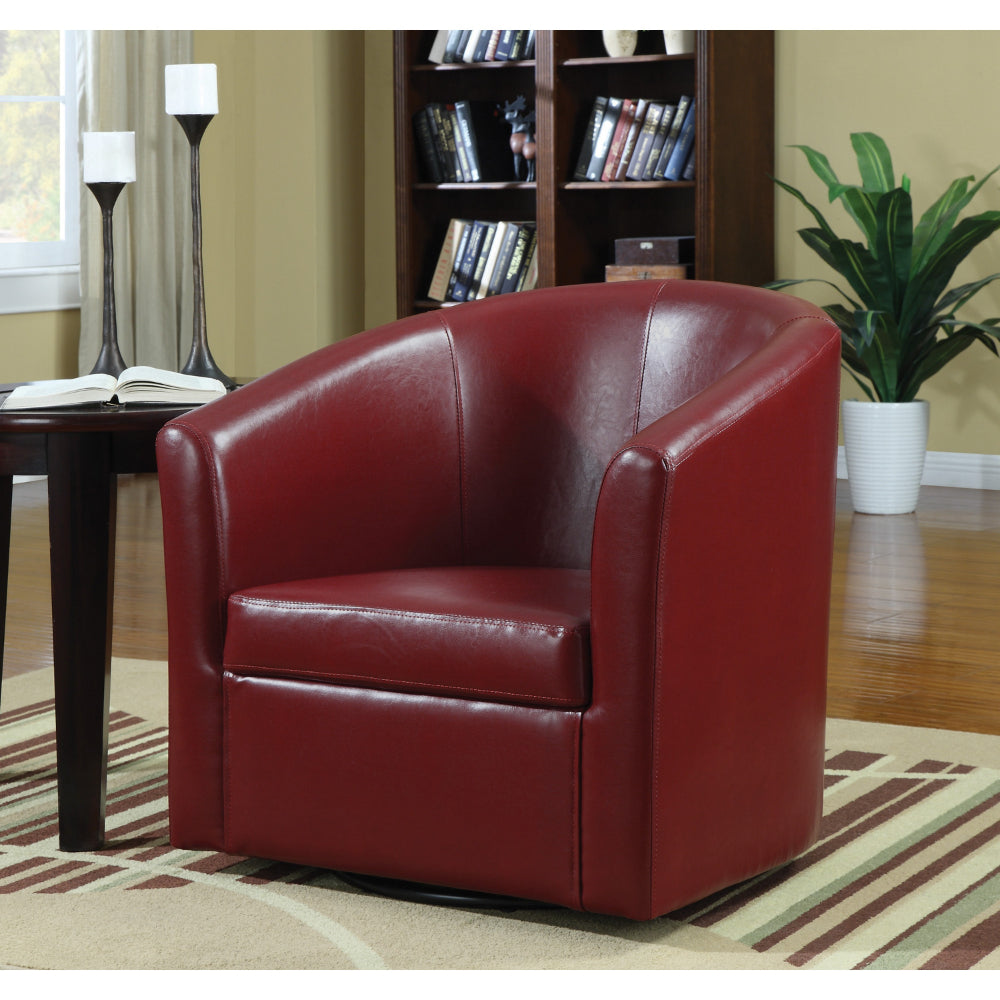 BM159276 Slickly Compact Accent Chair, Red