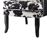 BM159280 Intriguingly Comfortable Accent Chair, Black/White