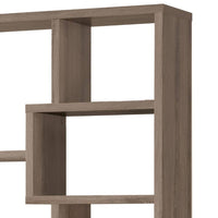 BM159405 Multiple Cubed Rectangular Bookcase, Gray