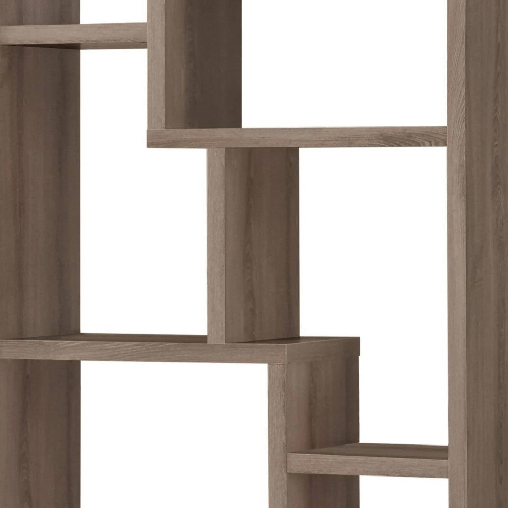 BM159405 Multiple Cubed Rectangular Bookcase, Gray