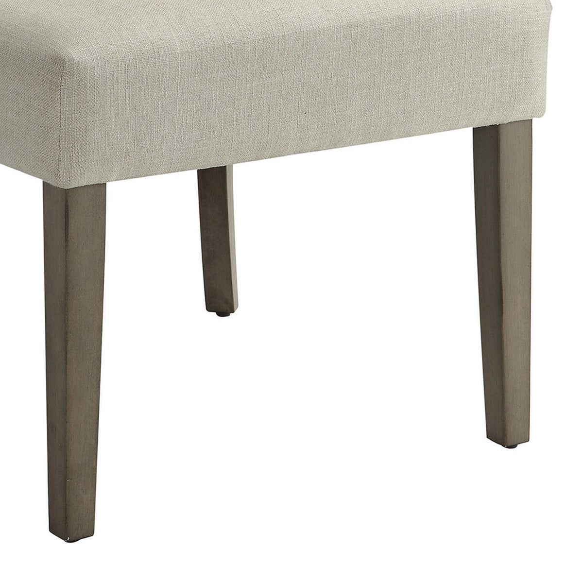 Luxurious And Comfy Button Tufted Dining Chair, Beige - BM160868