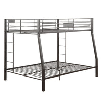 Metal Full XL/Queen Bunk Bed, Black Sand - AMF-38005