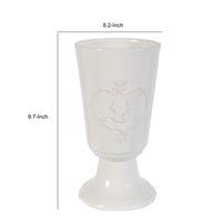 BM165665 Trophy snowy Vase ,White