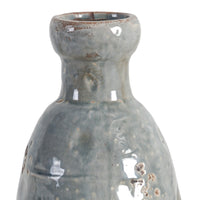 BM165747 Polished Ceramic Vase, Gray