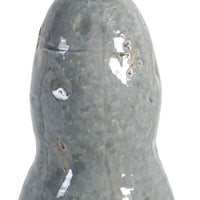 BM165747 Polished Ceramic Vase, Gray