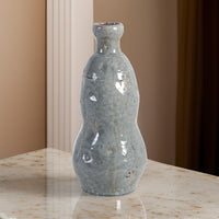 BM165747 Polished Ceramic Vase, Gray