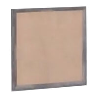 Wooden Square Mirror, Gray - BM166011