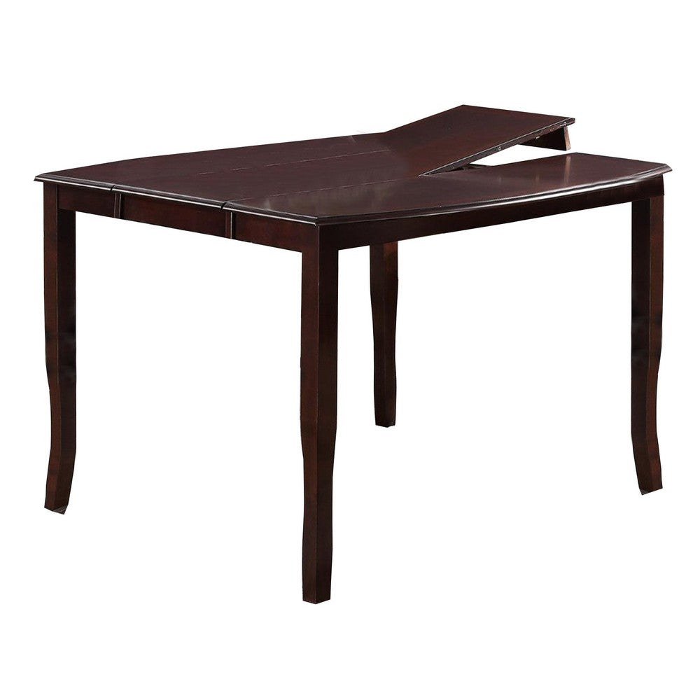 BM171276 Wood Counter Height Extension Table, Brown