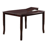BM171276 Wood Counter Height Extension Table, Brown