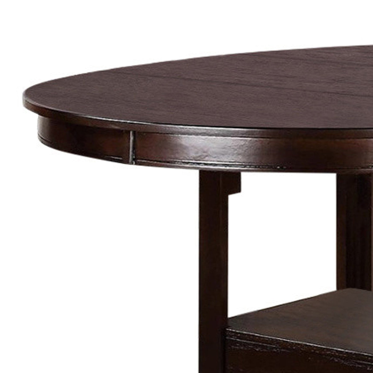 Wooden Counter Height Table, Brown - BM171297
