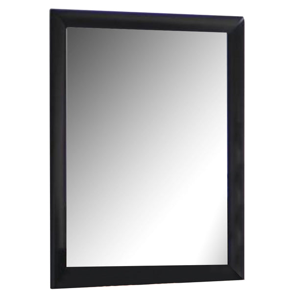 Contemporary Landscape Mirror, Black - BM172120