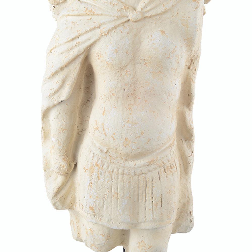 BM177155 Magnesia and Metal Garden Angel Bust , Beige