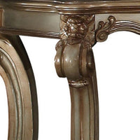 Wood Sofa Table with Bottom Shelf in Golden Brown  - BM177676