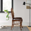 Wooden Counter Height Chair , Cherry Oak Brown, Set of 2 - BM177831