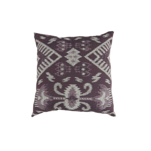 Contemporary Style Set of 2 Throw Pillows, Purple, White - FOA-PL6032PR-L-2PK