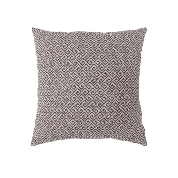Contemporary Style Small Diagonal Patterned Set of 2 Throw Pillows, Brown - BM178005