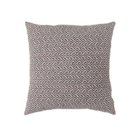 Contemporary Style Small Diagonal Patterned Set of 2 Throw Pillows, Brown - FOA-PL6037BR-L-2PK