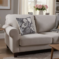 Contemporary Style Set of 2 Throw Pillows With Paisley and Floral Designing - BM178023