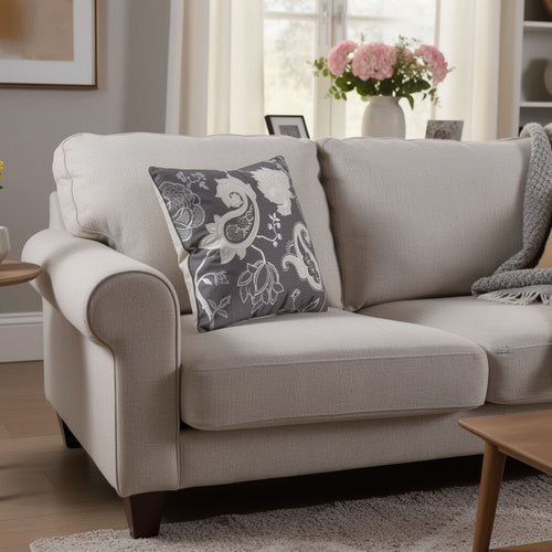 Contemporary Style Set of 2 Throw Pillows With Paisley and Floral Designing - BM178023