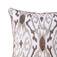 Contemporary Style Abstract Pattern Design Cotton Throw Pillow, Set of 2 - BM178042