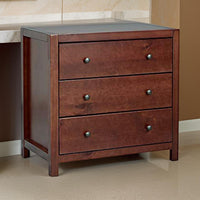 Transitional Style Wooden Dresser with Sturdy Straight Legs, Brown - BM203368