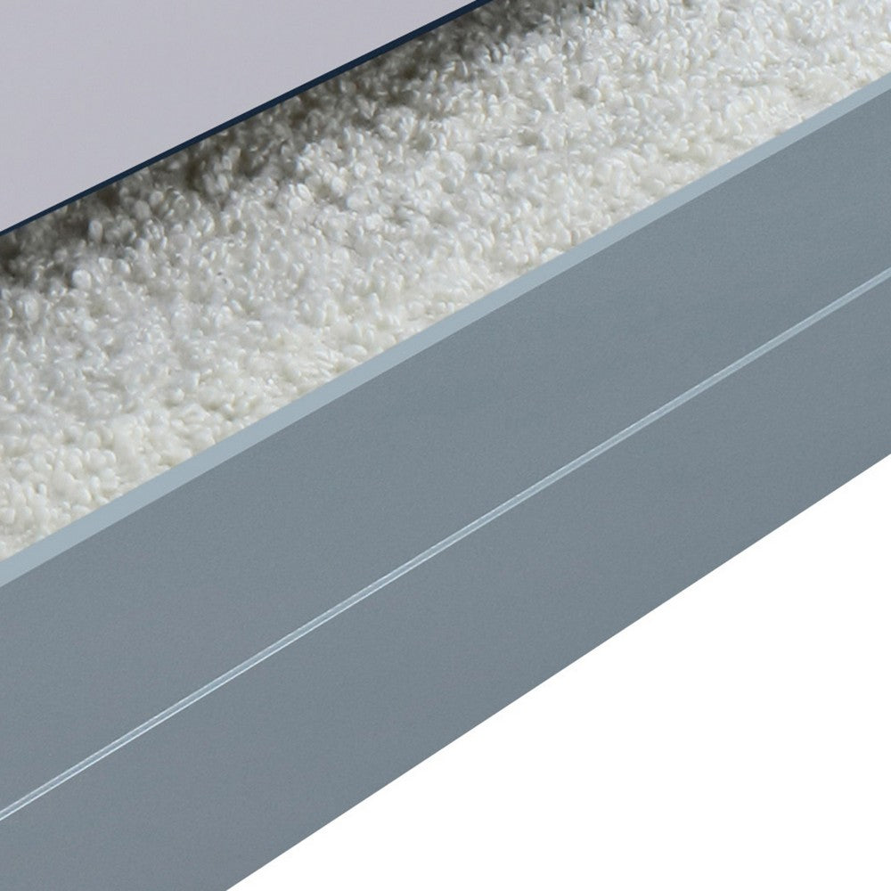 Transitional Style Wooden Trundle Bed with Caster Wheels, Gray - BM204312