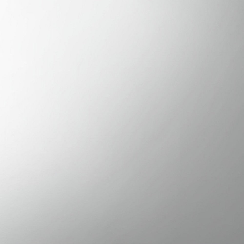 Transition Style Wooden Mirror with Rectangular Shape,Gray and Silver - BM205576