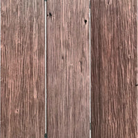 Textured and Bark Designed Wooden 3 Panel Room Divider , Natural Brown - BM205776