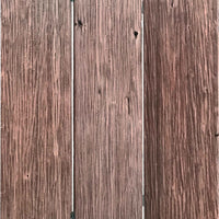 Textured and Bark Designed Wooden 3 Panel Room Divider , Natural Brown - BM205776